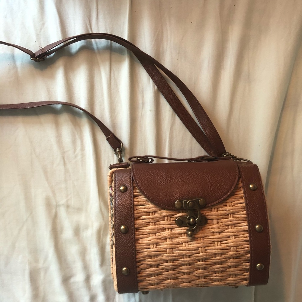 Gorgeous one of a kind straw bag